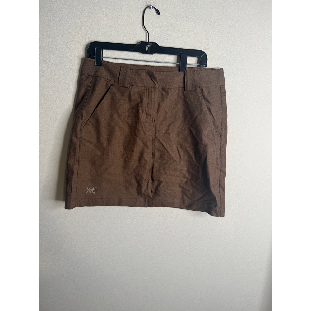 Arc'teryx Women's 10‎ A274 Brown Skort Performance Hiking Outdoor Athleisure